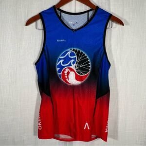 Primal NWT Bicycling Racing Jersey Tank Oklahoma Men’s Medium